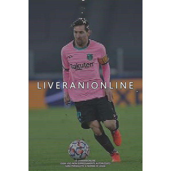 ©Falzone/Agenzia Aldo Liverani Torino 28.10.2020 Stadio Allianz Stadium Juventus vs Barcellona Champions League 2020/2021 Gruppo G Giornata 2 di 6 Nella foto : Lionel Messi