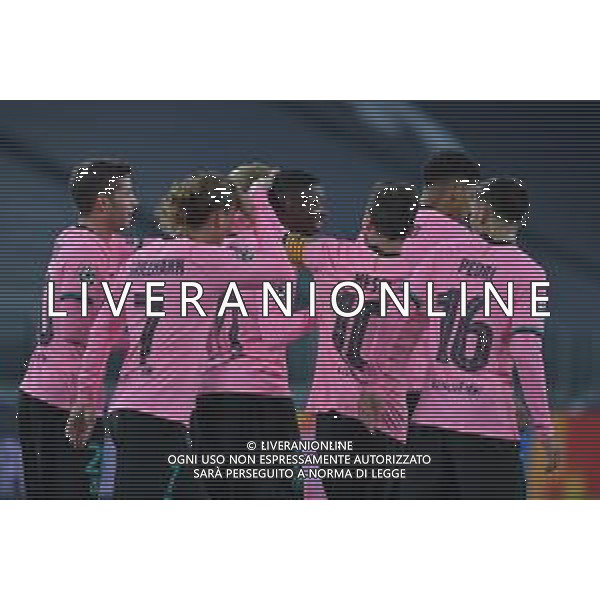 ©Falzone/Agenzia Aldo Liverani Torino 28.10.2020 Stadio Allianz Stadium Juventus vs Barcellona Champions League 2020/2021 Gruppo G Giornata 2 di 6 Nella foto : Esultanza gol di Ousmane Dembélé