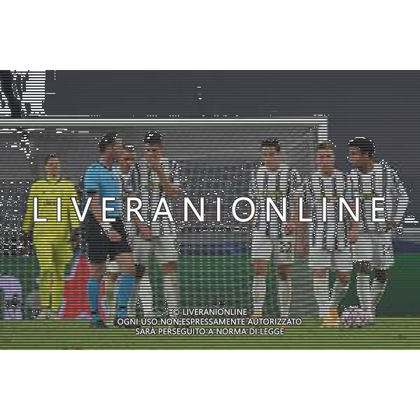 ©Falzone/Agenzia Aldo Liverani Torino 28.10.2020 Stadio Allianz Stadium Juventus vs Barcellona Champions League 2020/2021 Gruppo G Giornata 2 di 6 Nella foto : Delusione Juventus