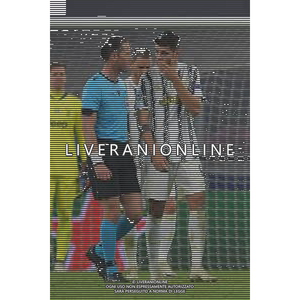 ©Falzone/Agenzia Aldo Liverani Torino 28.10.2020 Stadio Allianz Stadium Juventus vs Barcellona Champions League 2020/2021 Gruppo G Giornata 2 di 6 Nella foto : Danny Makkelie - Morata