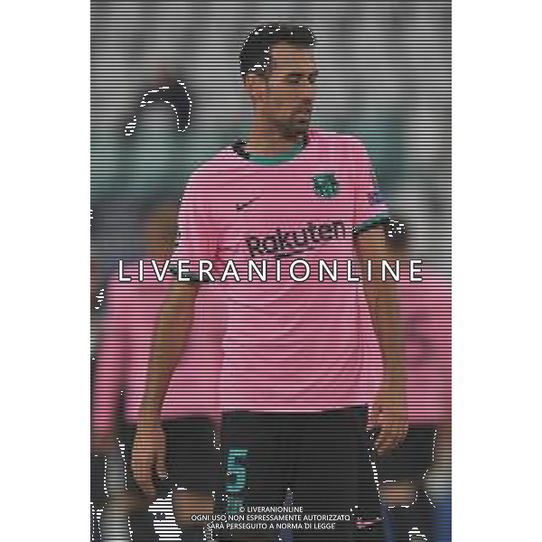 ©Falzone/Agenzia Aldo Liverani Torino 28.10.2020 Stadio Allianz Stadium Juventus vs Barcellona Champions League 2020/2021 Gruppo G Giornata 2 di 6 Nella foto : Sergio Busquets