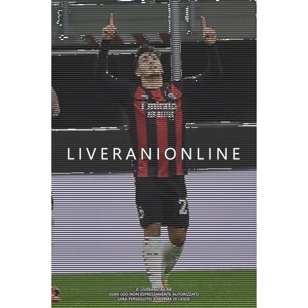 Brahim Diaz (Milan) esulta dopo il gol dell’1 a 0 Milan Milan vs Sparta Praga UEFA Europa League fase a gironi 2° giornata - gruppo H Milano 29-10-2020 Stadio Giuseppe Meazza - San Siro foto Roberto Garavaglia/agenzia Aldo Liverani sas