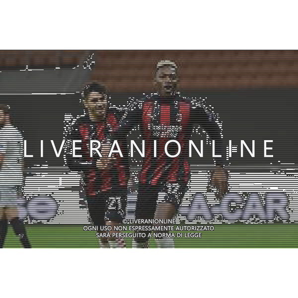 Brahim Diaz (Milan ) SX e Rafael Leao (Milan) DX esultanza dopo il gol del 2 a 0 Milan Milan vs Sparta Praga UEFA Europa League fase a gironi 2¬∞ giornata - gruppo H Milano 29-10-2020 Stadio Giuseppe Meazza - San Siro foto Roberto Garavaglia/agenzia Aldo Liverani sas / AGENZIA ALDO LIVERANI SAS