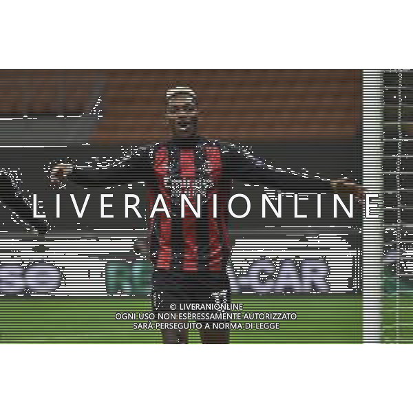 Rafael Leao (Milan) esultanza dopo il gol del 2 a 0 Milan Milan vs Sparta Praga UEFA Europa League fase a gironi 2° giornata - gruppo H Milano 29-10-2020 Stadio Giuseppe Meazza - San Siro foto Roberto Garavaglia/agenzia Aldo Liverani sas