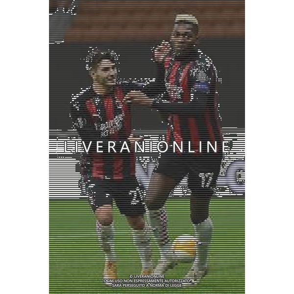 Brahim Diaz (Milan) SX e Rafael Leao (Milan) DX Milan vs Sparta Praga UEFA Europa League fase a gironi 2° giornata - gruppo H Milano 29-10-2020 Stadio Giuseppe Meazza - San Siro foto Roberto Garavaglia/agenzia Aldo Liverani sas