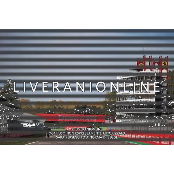 Circuit atmosphere - start / finish straight. 30.10.2020. Formula 1 World Championship, Rd 13, Emilia Romagna Grand Prix, Imola, Italy, Practice Day. - www.xpbimages.com, EMail: requests@xpbimages.com © Copyright: Charniaux / XPB Images /AGENZIA ALDO LIVERANI SAS - ITALY ONLY EDITORIAL USE ONLY