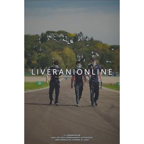 Formula 1 Emirates Emilia Romagna Grand Prix 2020 - Friday - Formula 1 Championship, 30 October 2020 Autodromo Internazionale Enzo e Dino Ferrari, imola (bo), Italy Photo showing: 11 PEREZ Sergio (mex), Racing Point F1 RP20, track walk @LM/DPPI/DPPI/Joao Filipe /AGENZIA ALDO LIVERANI SAS - ITALY ONLY EDITORIAL USE ONLY