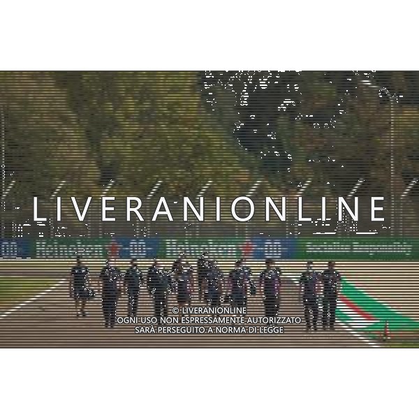 Formula 1 Emirates Emilia Romagna Grand Prix 2020 - Friday - Formula 1 Championship, 30 October 2020 Autodromo Internazionale Enzo e Dino Ferrari, imola (bo), Italy Photo showing: Racing Point F1, track walk @LM/DPPI/DPPI/Joao Filipe /AGENZIA ALDO LIVERANI SAS - ITALY ONLY EDITORIAL USE ONLY