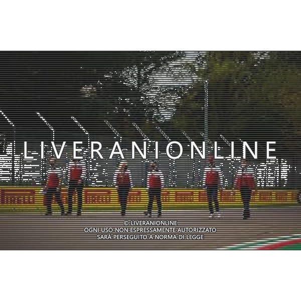 Formula 1 Emirates Emilia Romagna Grand Prix 2020 - Friday - Formula 1 Championship, 30 October 2020 Autodromo Internazionale Enzo e Dino Ferrari, imola (bo), Italy Photo showing: Alfa Romeo Racing ORLEN Team, track walk @LM/DPPI/DPPI/Joao Filipe /AGENZIA ALDO LIVERANI SAS - ITALY ONLY EDITORIAL USE ONLY