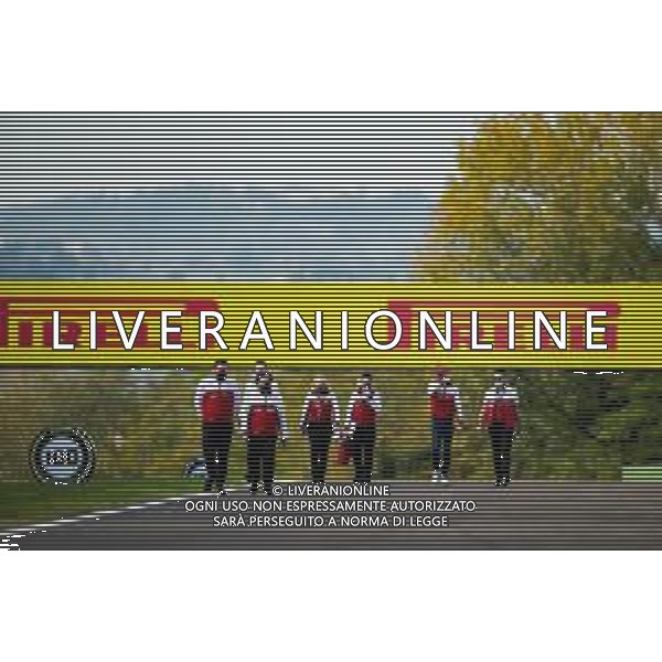 Formula 1 Emirates Emilia Romagna Grand Prix 2020 - Friday - Formula 1 Championship, 30 October 2020 Autodromo Internazionale Enzo e Dino Ferrari, imola (bo), Italy Photo showing: Alfa Romeo Racing ORLEN Team, track walk @LM/DPPI/DPPI/Joao Filipe /AGENZIA ALDO LIVERANI SAS