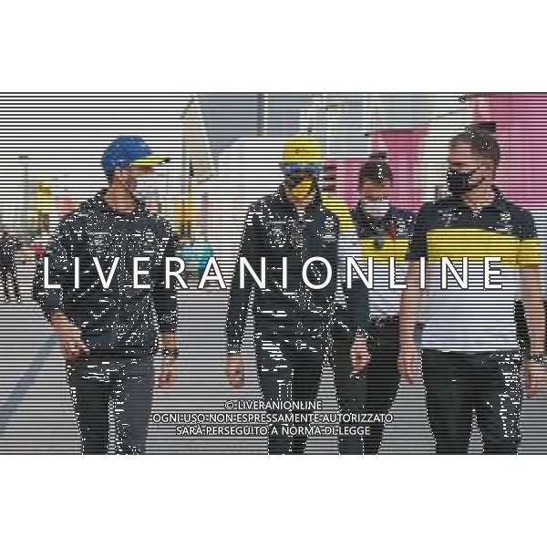 Formula 1 Emirates Emilia Romagna Grand Prix 2020 - Friday - Formula 1 Championship, 30 October 2020 Autodromo Internazionale Enzo e Dino Ferrari, imola (bo), Italy Photo showing: RICCIARDO Daniel (aus), Renault F1 Team RS20, OCON Esteban (fra), Renault F1 Team RS20, portrait @LM/DPPI/DPPI/Antonin Vincent /AGENZIA ALDO LIVERANI SAS