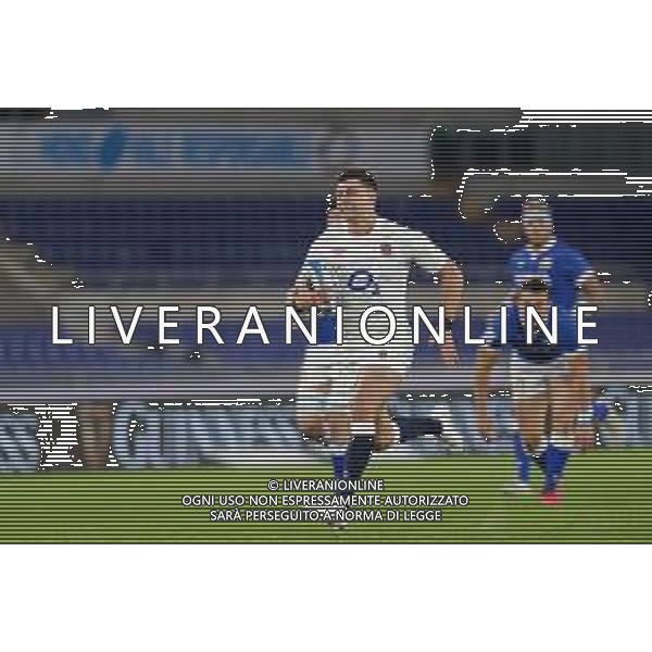 Italy vs England - Rugby Six Nations match, 31 October 2020 Stadio Olimpico, rome, Italy Photo showing: Jonny May (England) @LM/Luigi Mariani AG ALDO LIVERANI SAS