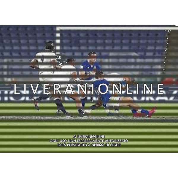 Italy vs England - Rugby Six Nations match, 31 October 2020 Stadio Olimpico, rome, Italy Photo showing: Mattia Bellini (Italy) @LM/Luigi Mariani AG ALDO LIVERANI SAS