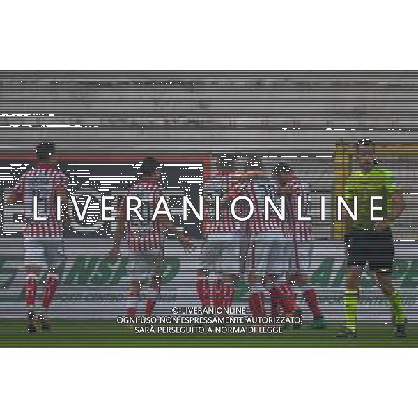 Vicenza vs Pisa - Campionato di Calcio Serie BKT 2020/2021, 31 ottobre 2020 Stadio Comunale “Romeo Menti”, Vicenza, Italia Nella foto: Esultanza del Vicenza dopo il gol del vantaggio @LM/Fabio Fagiolini AG ALDO LIVERANI SAS