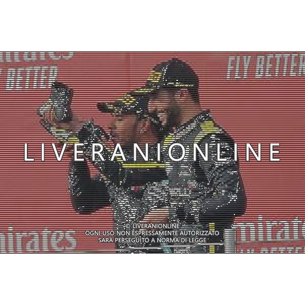 IMOLA 01 11 2020 AUTODROMO ENZO E DINO FERRARI FORMULA 1 NELLA FOTO LEWIS HAMILTON E DANIEL RICCIARDO ©SANNA /AGENZIA ALDO LIVERANI SAS