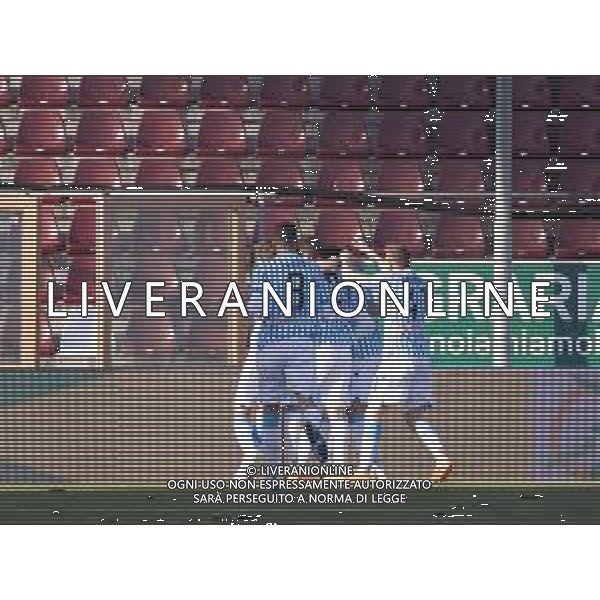 Reggina vs Spal - Italian Football Championship League BKT 2020/2021, 01 November 2020 reggio calabria, Italy Photo showing: Esultanza goal Spal @LM/Valentina Giannettoni/ AGENZIA ALDO LIVERANI SAS