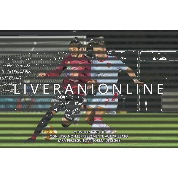 Pontedera vs Grosseto - Campionato di Calcio Serie C - Lega Pro 2020/2021, 01 novembre 2020 Pontedera, Italia Nella foto: Alessio Faella (Pontedera) e Alessandro Raimo (Grosseto) @LM/Fabio Fagiolini AG ALDO LIVERANI SAS