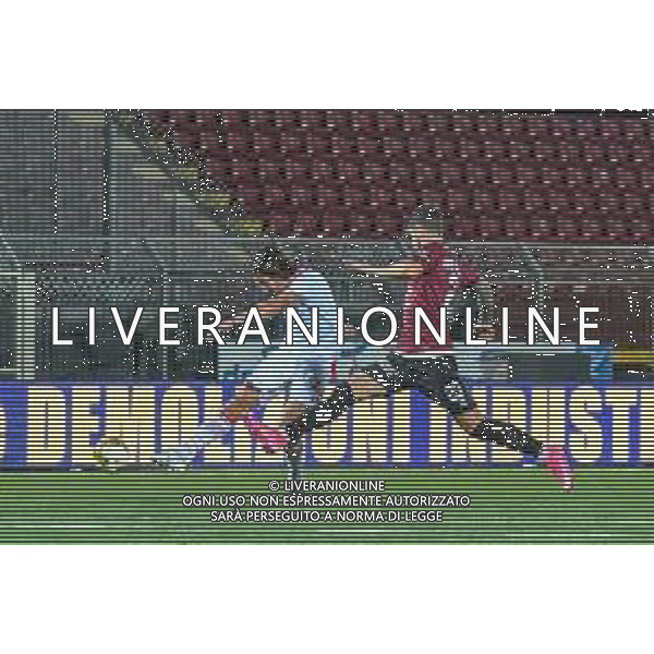 Pontedera vs Grosseto - Campionato di Calcio Serie C - Lega Pro 2020/2021, 01 novembre 2020 Pontedera, Italia Nella foto: Riccardo Cretella (Grosseto) al tiro @LM/Fabio Fagiolini AG ALDO LIVERANI SAS