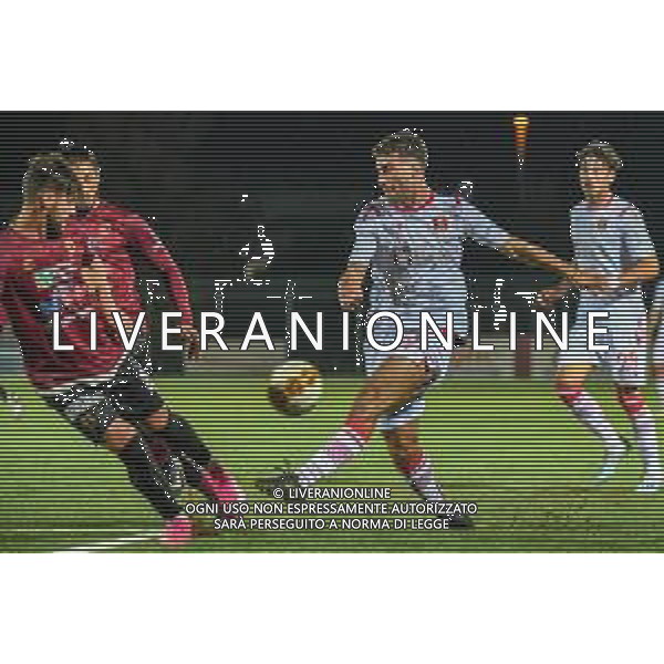 Pontedera vs Grosseto - Campionato di Calcio Serie C - Lega Pro 2020/2021, 01 novembre 2020 Pontedera, Italia Nella foto: Erdis Kraja (Grosseto) al cross @LM/Fabio Fagiolini AG ALDO LIVERANI SAS