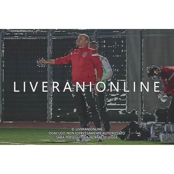Pontedera vs Grosseto - Campionato di Calcio Serie C - Lega Pro 2020/2021, 01 novembre 2020 Pontedera, Italia Nella foto: Lamberto Magrini allenatore (Grosseto) @LM/Fabio Fagiolini AG ALDO LIVERANI SAS