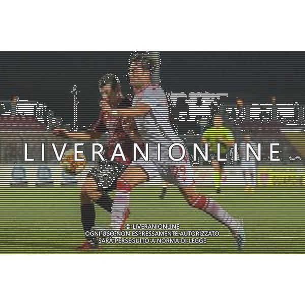 Pontedera vs Grosseto - Campionato di Calcio Serie C - Lega Pro 2020/2021, 01 novembre 2020 Pontedera, Italia Nella foto: Alessandro Sersanti (Grosseto) e Gianluca Barba (Pontedera) @LM/Fabio Fagiolini AG ALDO LIVERANI SAS