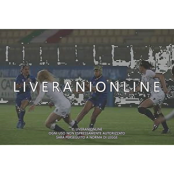 Women&#39;s Guinness Six Nations 2020 - Italy vs England - Rugby Six Nations match, 01 November 2020 Sergio Lanfranchi stadium, parma, Italy Photo showing: Beatrice Rigoni (Italy) passes the ball @LM/Massimiliano Carnabuci AG ALDO LIVERANI SAS