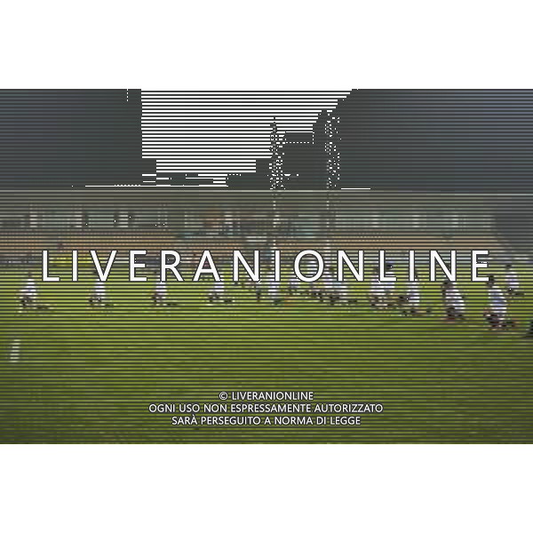 Women 2020 - Italy vs England - Rugby Six Nations match, 01 November 2020 Sergio Lanfranchi stadium, parma, Italy Photo showing: One minute of silence against racism before the beginning of the match @LM/Massimiliano Carnabuci AG ALDO LIVERANI SAS