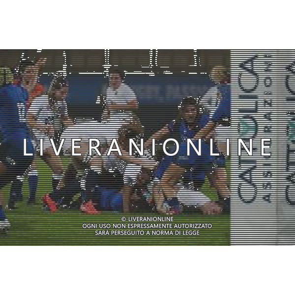 Women 2020 - Italy vs England - Rugby Six Nations match, 01 November 2020 Sergio Lanfranchi stadium, parma, Italy Photo showing: Italy with a desparate defense in the ruck @LM/Massimiliano Carnabuci AG ALDO LIVERANI SAS