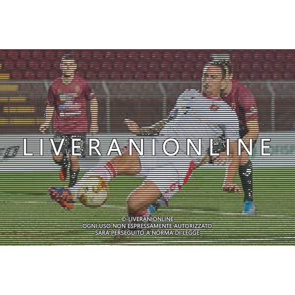 Pontedera vs Grosseto - Campionato di Calcio Serie C - Lega Pro 2020/2021, 01 novembre 2020 Stadio Comunale &#34;Ettore Mannucci&#34;, Pontedera, Italia Nella foto: Matteo Gorelli (Grosseto) LIber in area @LM/Fabio Fagiolini AG ALDO LIVERANI SAS