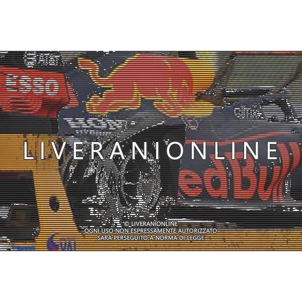 Formula 1 Emirates Gran Premio Dell\'emilia Romagna 2020, Emilia Romagna Grand Prix - Sunday - Formula 1 Championship, 01 November 2020 Autodromo Internazionale Enzo e Dino Ferrari, imola (bo), Italy Photo showing: 33 VERSTAPPEN Max (nld), Aston Martin Red Bull Racing Honda RB16 car...s after his puncture @LM/DPPI/DPPI/Dppi AG ALDO LIVERANI SAS