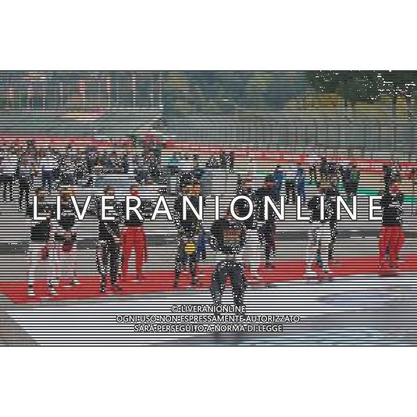 Formula 1 Emirates Gran Premio Dell\'emilia Romagna 2020, Emilia Romagna Grand Prix - Sunday - Formula 1 Championship, 01 November 2020 Autodromo Internazionale Enzo e Dino Ferrari, imola (bo), Italy Photo showing: HAAS Gene (usa), Founder & Chairman of Haas Automation, portrait national anthem @LM/DPPI/DPPI/Antonin Vincent AG ALDO LIVERANI SAS