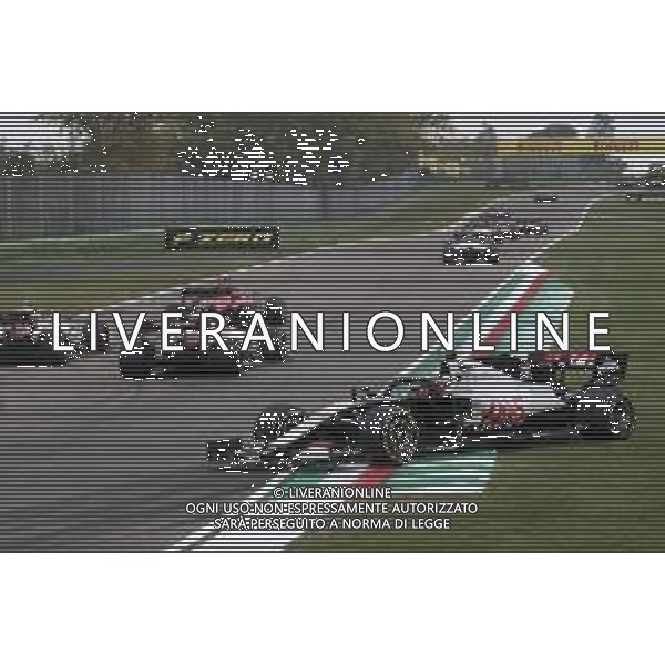 Formula 1 Emirates Gran Premio Dell\'emilia Romagna 2020, Emilia Romagna Grand Prix - Sunday - Formula 1 Championship, 01 November 2020 Autodromo Internazionale Enzo e Dino Ferrari, imola (bo), Italy Photo showing: 20 MAGNUSSEN Kevin (dnk), Haas F1 Team VF-20 Ferrari, action, spun in the first lap @LM/DPPI/DPPI/Dppi AG ALDO LIVERANI SAS