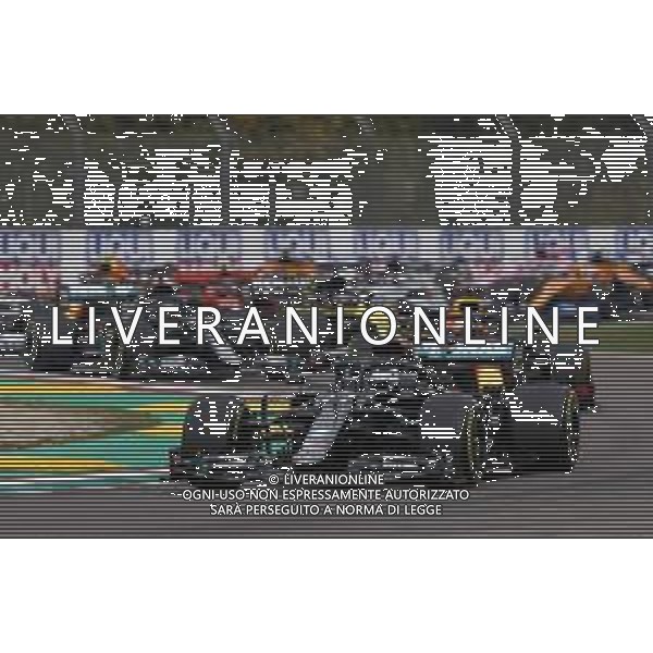 Formula 1 Emirates Gran Premio Dell\'emilia Romagna 2020, Emilia Romagna Grand Prix - Sunday - Formula 1 Championship, 01 November 2020 Autodromo Internazionale Enzo e Dino Ferrari, imola (bo), Italy Photo showing: Start of the race, 77 BOTTAS Valtteri (fin), Mercedes AMG F1 GP W11 Hybrid EQ Power+, action @LM/DPPI/DPPI/Dppi AG ALDO LIVERANI SAS