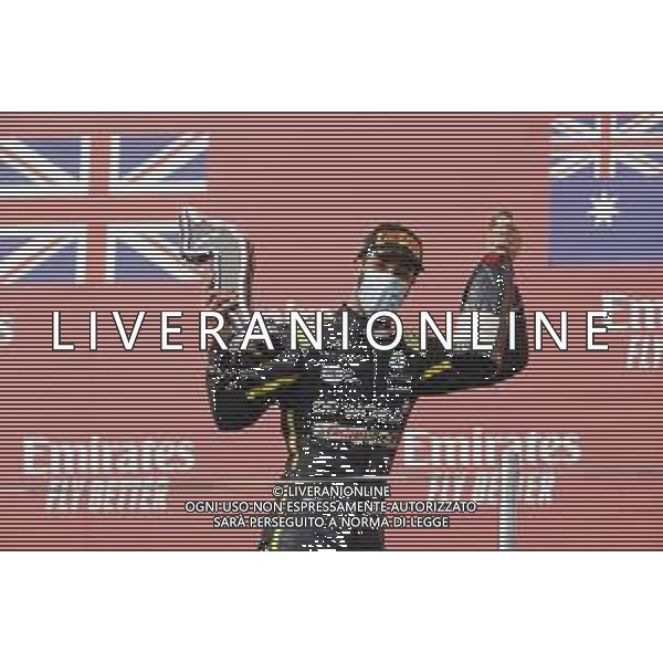 Formula 1 Emirates Gran Premio Dell\'emilia Romagna 2020, Emilia Romagna Grand Prix - Sunday - Formula 1 Championship, 01 November 2020 Autodromo Internazionale Enzo e Dino Ferrari, imola (bo), Italy Photo showing: RICCIARDO Daniel (aus), Renault F1 Team RS20, podium @LM/DPPI/DPPI/Dppi AG ALDO LIVERANI SAS