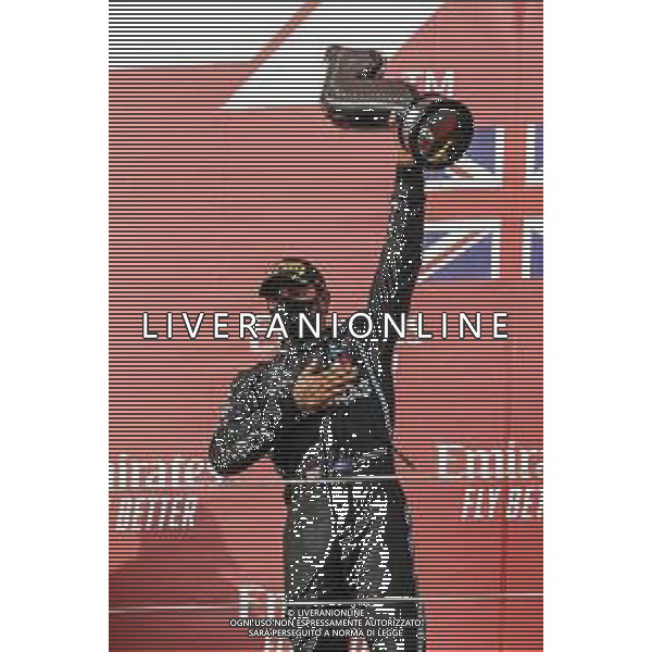 Formula 1 Emirates Gran Premio Dell\'emilia Romagna 2020, Emilia Romagna Grand Prix - Sunday - Formula 1 Championship, 01 November 2020 Autodromo Internazionale Enzo e Dino Ferrari, imola (bo), Italy Photo showing: HAMILTON Lewis (gbr), Mercedes AMG F1 GP W11 Hybrid EQ Power+, podium @LM/DPPI/DPPI/Dppi AG ALDO LIVERANI SAS