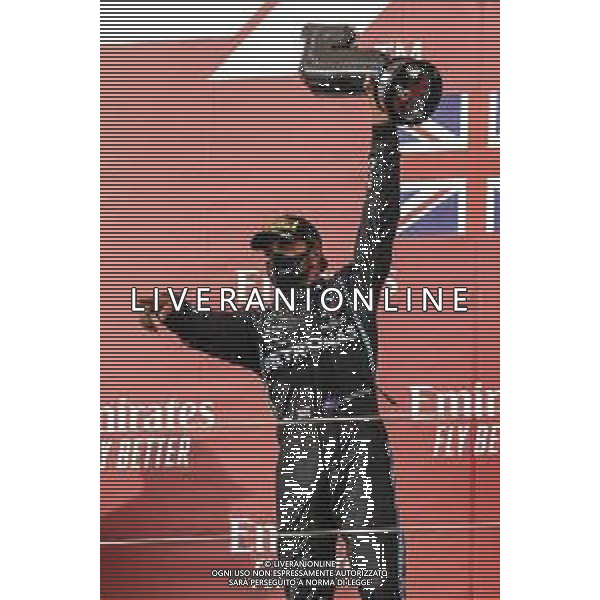 Formula 1 Emirates Gran Premio Dell\'emilia Romagna 2020, Emilia Romagna Grand Prix - Sunday - Formula 1 Championship, 01 November 2020 Autodromo Internazionale Enzo e Dino Ferrari, imola (bo), Italy Photo showing: HAMILTON Lewis (gbr), Mercedes AMG F1 GP W11 Hybrid EQ Power+, podium @LM/DPPI/DPPI/Dppi AG ALDO LIVERANI SAS