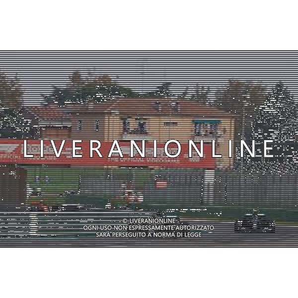 Formula 1 Emirates Gran Premio Dell\'emilia Romagna 2020, Emilia Romagna Grand Prix - Sunday - Formula 1 Championship, 01 November 2020 Autodromo Internazionale Enzo e Dino Ferrari, imola (bo), Italy Photo showing: 44 HAMILTON Lewis (gbr), Mercedes AMG F1 GP W11 Hybrid EQ Power+, 77 BOTTAS Valtteri (fin), Mercedes AMG F1 GP W11 Hybrid EQ Power+, action @LM/DPPI/DPPI/Dppi AG ALDO LIVERANI SAS