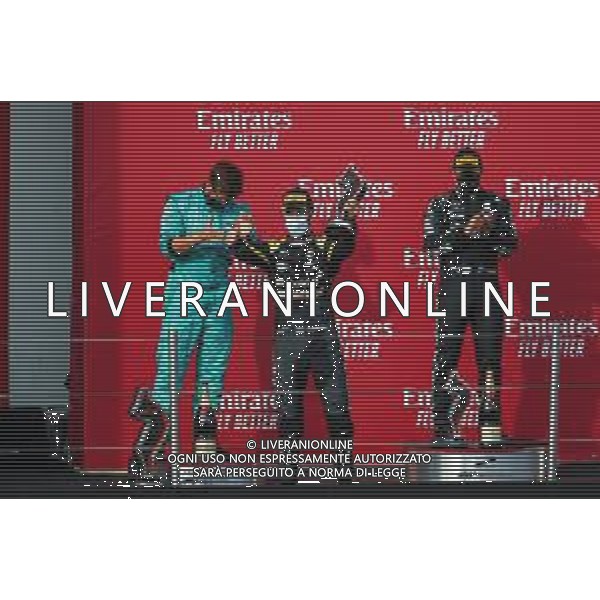 Formula 1 Emirates Gran Premio Dell\'emilia Romagna 2020, Emilia Romagna Grand Prix - Sunday - Formula 1 Championship, 01 November 2020 Autodromo Internazionale Enzo e Dino Ferrari, imola (bo), Italy Photo showing: RICCIARDO Daniel (aus), Renault F1 Team RS20, portrait, podium @LM/DPPI/DPPI/Joao Filipe AG ALDO LIVERANI SAS