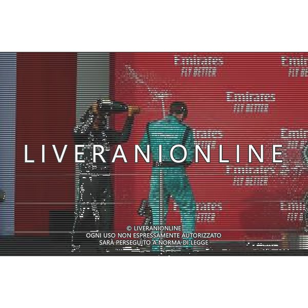 Formula 1 Emirates Gran Premio Dell\'emilia Romagna 2020, Emilia Romagna Grand Prix - Sunday - Formula 1 Championship, 01 November 2020 Autodromo Internazionale Enzo e Dino Ferrari, imola (bo), Italy Photo showing: HAMILTON Lewis (gbr), Mercedes AMG F1 GP W11 Hybrid EQ Power+, podium @LM/DPPI/DPPI/Joao Filipe AG ALDO LIVERANI SAS