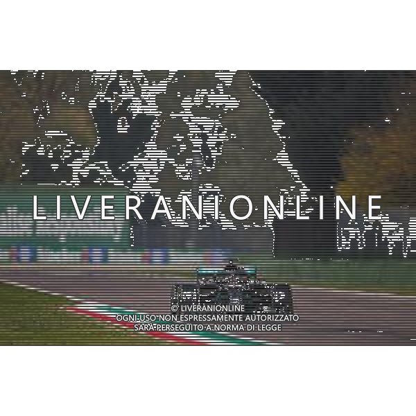 Formula 1 Emirates Gran Premio Dell\'emilia Romagna 2020, Emilia Romagna Grand Prix - Sunday - Formula 1 Championship, 01 November 2020 Autodromo Internazionale Enzo e Dino Ferrari, imola (bo), Italy Photo showing: 44 HAMILTON Lewis (gbr), Mercedes AMG F1 GP W11 Hybrid EQ Power+, action @LM/DPPI/DPPI/Joao Filipe AG ALDO LIVERANI SAS