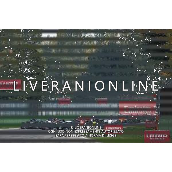 Formula 1 Emirates Gran Premio Dell\'emilia Romagna 2020, Emilia Romagna Grand Prix - Sunday - Formula 1 Championship, 01 November 2020 Autodromo Internazionale Enzo e Dino Ferrari, imola (bo), Italy Photo showing: Start of the race, 77 BOTTAS Valtteri (fin), Mercedes AMG F1 GP W11 Hybrid EQ Power+, action @LM/DPPI/DPPI/Joao Filipe AG ALDO LIVERANI SAS