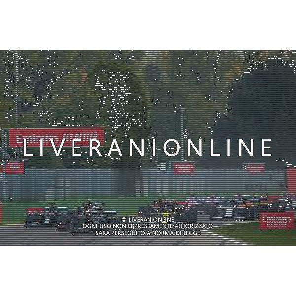 Formula 1 Emirates Gran Premio Dell\'emilia Romagna 2020, Emilia Romagna Grand Prix - Sunday - Formula 1 Championship, 01 November 2020 Autodromo Internazionale Enzo e Dino Ferrari, imola (bo), Italy Photo showing: Start of the race, 77 BOTTAS Valtteri (fin), Mercedes AMG F1 GP W11 Hybrid EQ Power+, action @LM/DPPI/DPPI/Joao Filipe AG ALDO LIVERANI SAS