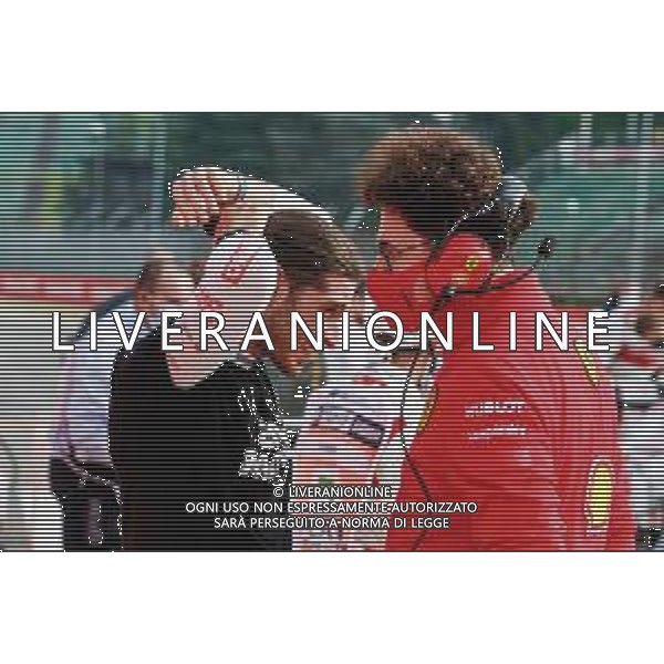 Formula 1 Emirates Gran Premio Dell\'emilia Romagna 2020, Emilia Romagna Grand Prix - Sunday - Formula 1 Championship, 01 November 2020 Autodromo Internazionale Enzo e Dino Ferrari, imola (bo), Italy Photo showing: GIOVINAZZI Antonio (ita), Alfa Romeo Racing ORLEN C39, BINOTTO Mattia (ita), Team Principal & Technical Director of the Scuderia Ferrari, GIOVINAZZI Antonio (ita), Alfa Romeo Racing ORLEN C39, portrait @LM/DPPI/DPPI/Antonin Vincent AG ALDO LIVERANI SAS