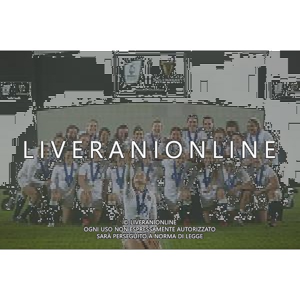 Women 2020 - Italy vs England - Rugby Six Nations match, 01 November 2020 Sergio Lanfranchi stadium, parma, Italy Photo showing: England celebrate the victory in the Six Nations 2020 with a selfie @LM/Massimiliano Carnabuci AG ALDO LIVERANI SAS