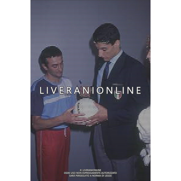GIANI ANDREA PALLAVOLISTA ITALIANO - NAZIONALE VOLLEY - RETROSPETTIVA NELLA FOTO NEL 1990 ©ARCHIVIO AGENZIA ALDO LIVERANI SAS