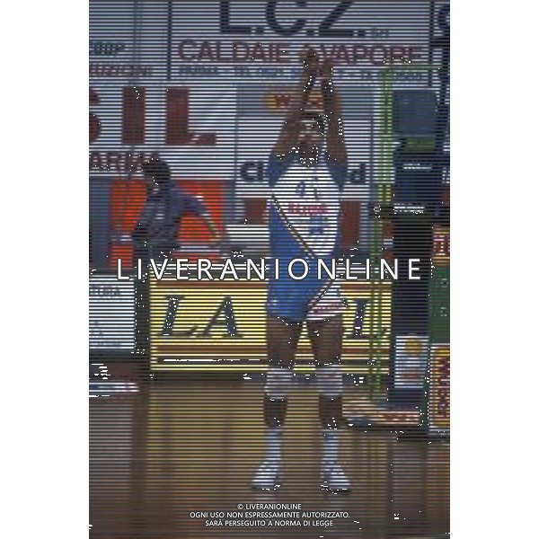 GIANI ANDREA PALLAVOLISTA ITALIANO - VOLLEY - RETROSPETTIVA NELLA FOTO NEL 1990-1991 ©ARCHIVIO AGENZIA ALDO LIVERANI SAS
