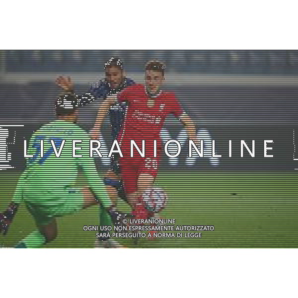 Atalanta-Liverpool Uefa Champions League 2020/2021 3a giornata Bergamo, 3 novembre 2020 Nella foto: Diogo Jota realizza il gol dell\'1-0 Ph. Soli - Ag. Aldo Liverani /AGENZIA ALDO LIVERANI SAS