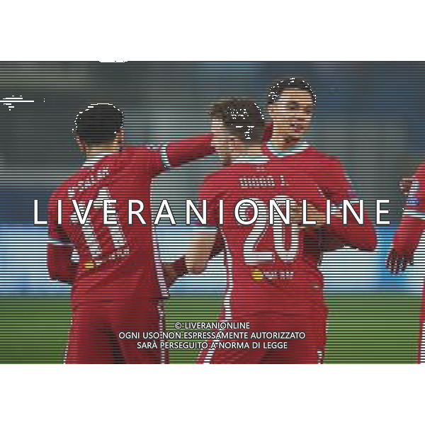 Atalanta-Liverpool Uefa Champions League 2020/2021 3a giornata Bergamo, 3 novembre 2020 Nella foto: Diogo Jota esulta dopo il gol dell\'1-0 Ph. Soli - Ag. Aldo Liverani /AGENZIA ALDO LIVERANI SAS