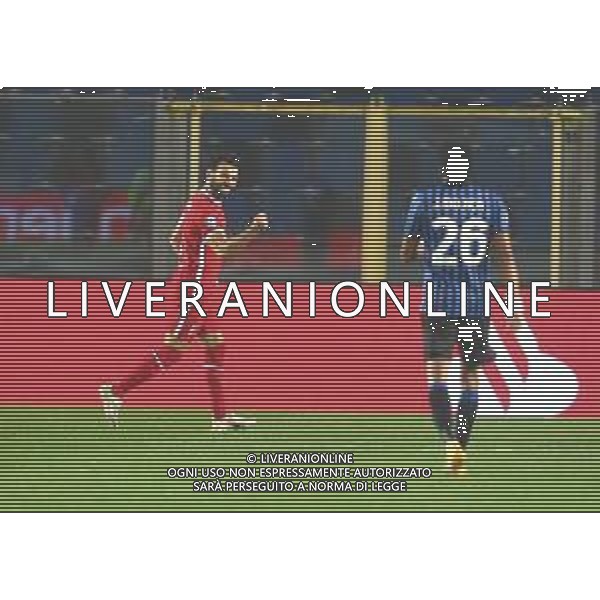 Atalanta-Liverpool Uefa Champions League 2020/2021 3a giornata Bergamo, 3 novembre 2020 Nella foto: Mohamed Salah esulta dopo il gol del 3-0 Ph. Soli - Ag. Aldo Liverani /AGENZIA ALDO LIVERANI SAS