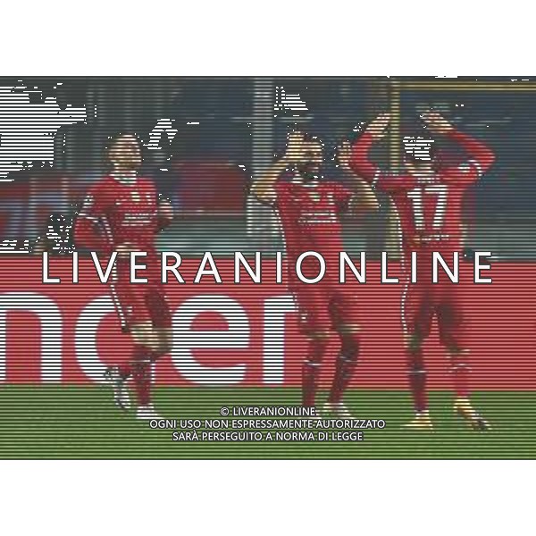 Atalanta-Liverpool Uefa Champions League 2020/2021 3a giornata Bergamo, 3 novembre 2020 Nella foto: Mohamed Salah esulta dopo il gol del 3-0 Ph. Soli - Ag. Aldo Liverani /AGENZIA ALDO LIVERANI SAS